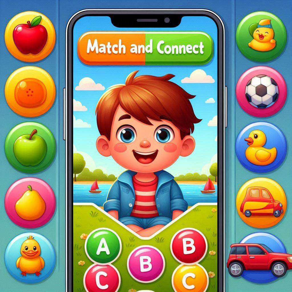 Match and connect game on eduplayzone